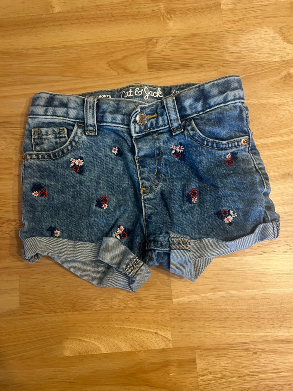3T Cat & Jack Jean Shorts